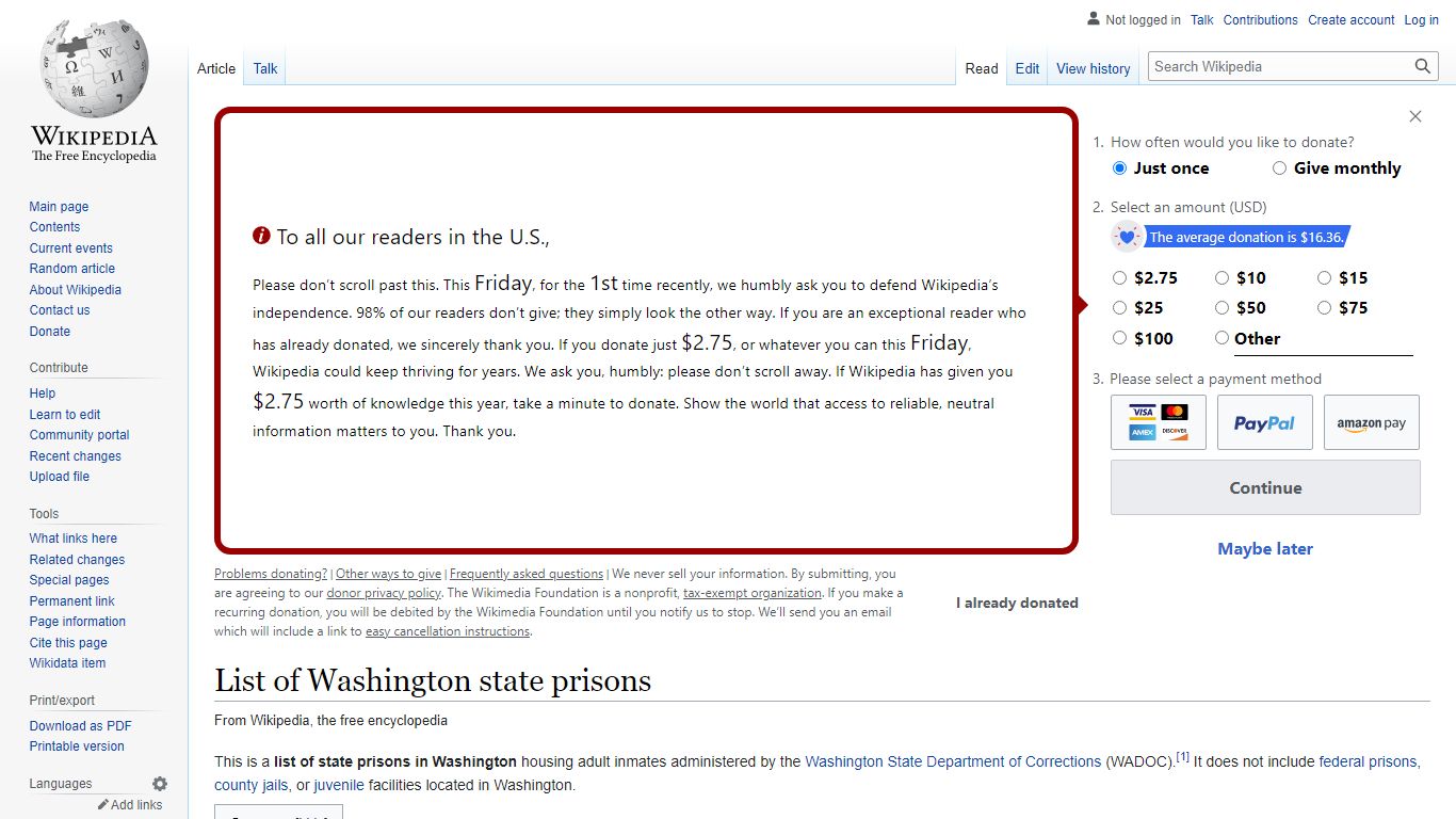 List of Washington state prisons - Wikipedia